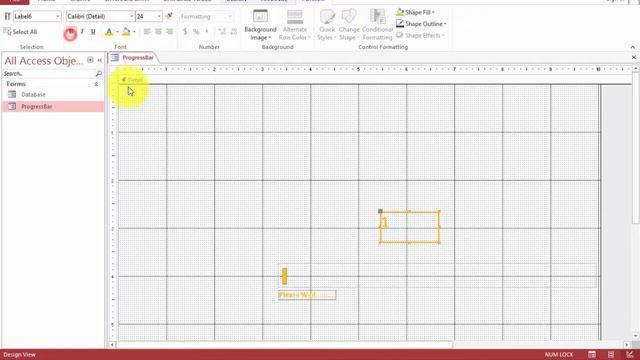 How to Create Progress bar in Microsoft Access смотреть онлайн