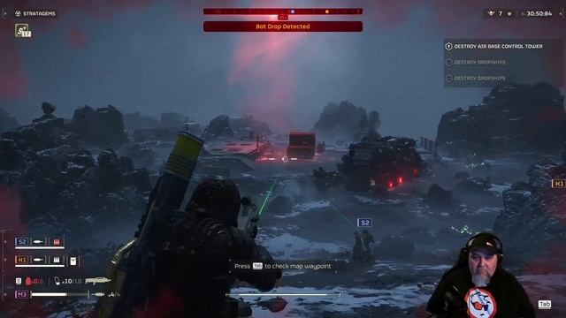 Helldivers 2: Bot Hunting - Salty Nerd Gaming & our Squad. смотреть онлайн