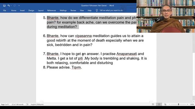 Q&A Transforming Vipassana In Troubling Times - Ven Gavesi смотреть онлайн