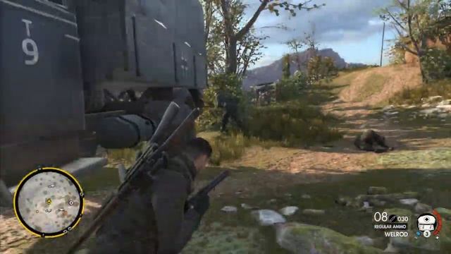 how to get invisible in sniper elite 4 (glitch) смотреть онлайн
