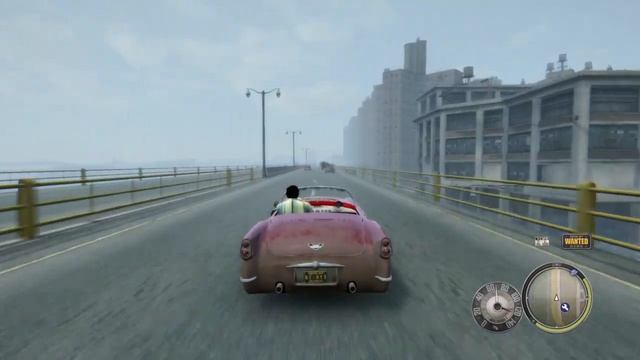 Mafia II Definitive Edition driving a Shubert Frigate sports car full circle around map wheel смотреть онлайн