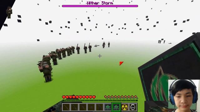 Wither Storm VS Stalker Mobile[MCPE-MCBE]Wither Storm In Minecraft,EnderFoxBoy MC🦊!!!