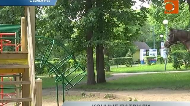 Контролировать поведение граждан в режиме самоизоляции в Самаре выходят конные патрули. смотреть онлайн