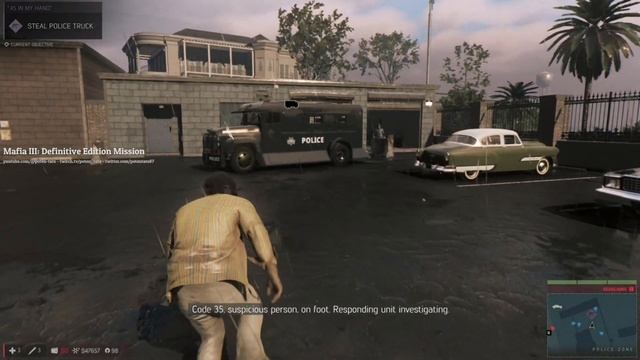 Mafia Definitive Edition iii Mission Delray Hollow - Cassandra - 45 In My Hand - Steal police truck смотреть онлайн