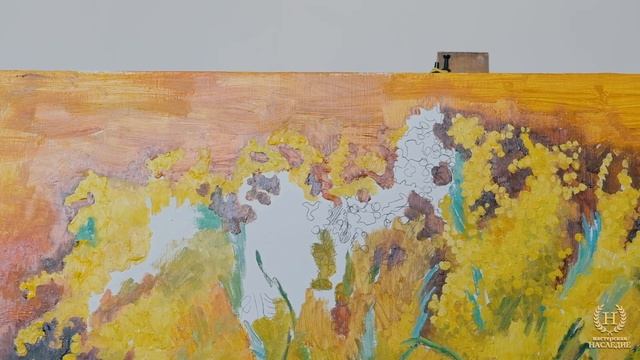 Копирование картины Моисея Кислинга «Мимозы» смотреть онлайн