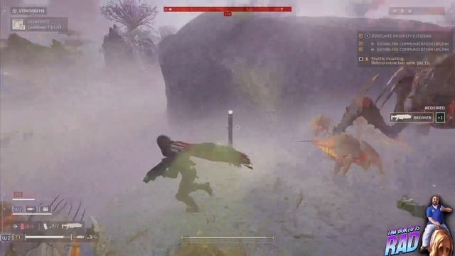 Helldivers 2. Clutch Evacuation by the skin of my teeth. Serpentine Moves! смотреть онлайн