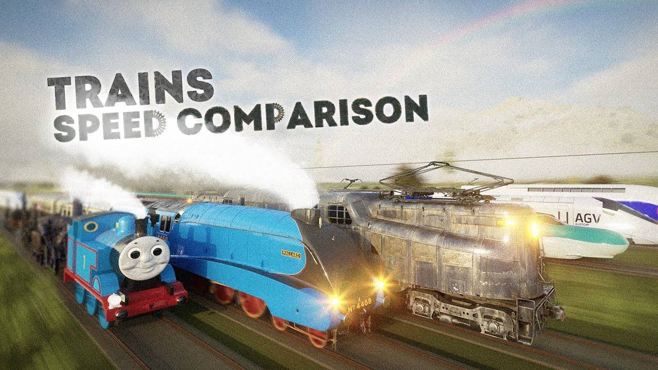 SPEED COMPARISON 3D Train смотреть онлайн