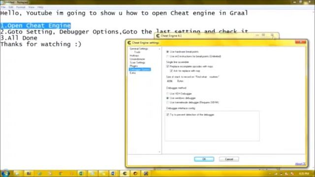 How to open Cheat Engine on Graal смотреть онлайн