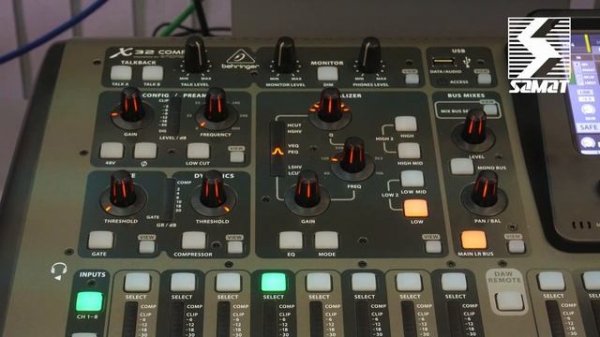 Behringer X32. Полное описание. Знакомство с консолью #1