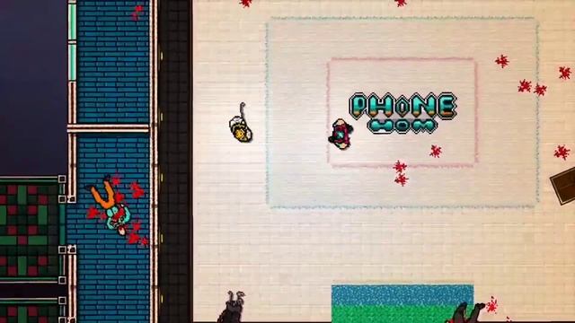 Hotline Miami Biker Boss Fight