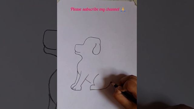 Aadhya's drawing// easy Puppy drawing//Kids drawing// Kids sketch смотреть онлайн