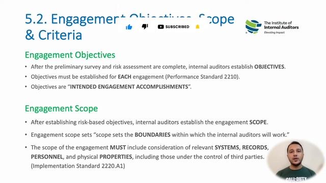 CIA Part 2 | Unit 5 : Engagement Planning смотреть онлайн