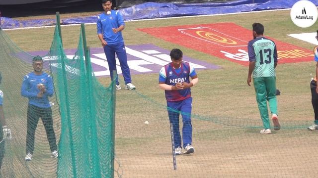 Nepal Cricket Team Training for ICC League 2 | Monty Sir Coach Lokesh Bam Bhim Sarki bowling Offspi смотреть онлайн