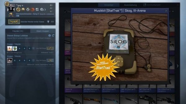 Smog, III Arena, Musikkit StatTrak (CSGO)