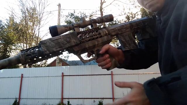 СВД булппап своими руками из СВД от фирмы CYMA (airsoft) смотреть онлайн