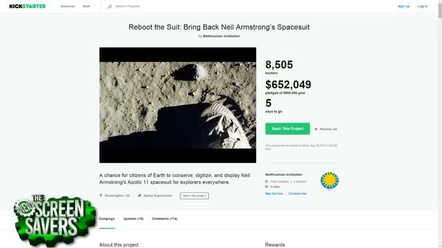 The New Screen Savers 15: Neil Armstrong's Spacesuit смотреть онлайн