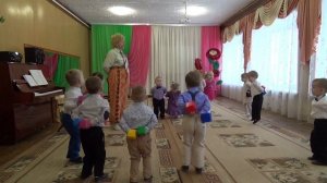 Танец с кубиками, младшая группа №6