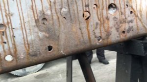 Дефектовка рамы КАМАЗ перед ремонтом и окраской