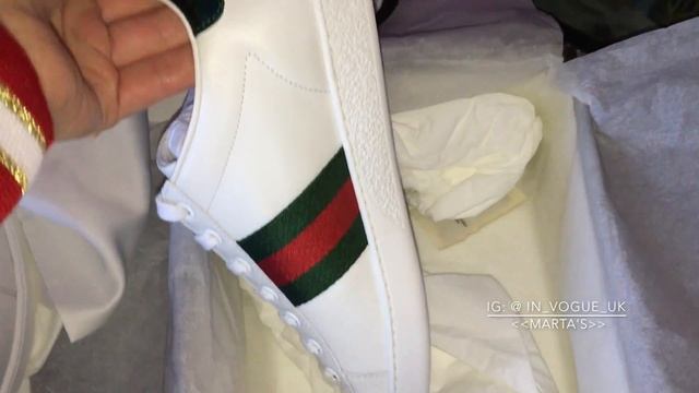 UNBOXING GUCCI ACE BEE 🐝🐝 EMBROIDERED SNEAKERS 2018 || @gucci @InVogueUKfashion смотреть онлайн
