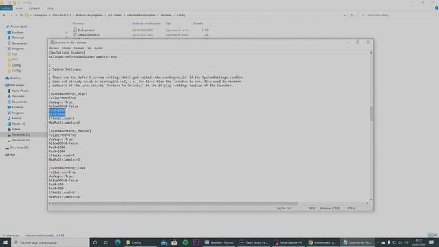 CAMBIAR IDIOMA Y RESOLUCIÓN BATMAN ARKHAM ASYLUM смотреть онлайн