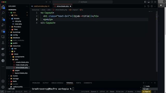 005. Model Binding & Single Job Listing смотреть онлайн