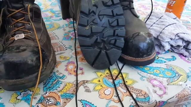 Morning video of my updated boot collection смотреть онлайн
