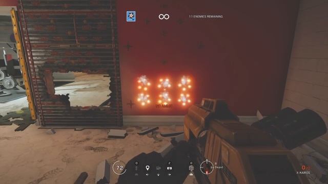 Rainbow Six Siege Hibana gadget trick смотреть онлайн