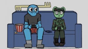 psycho teddy _ Flippy (Happy Tree Friends)