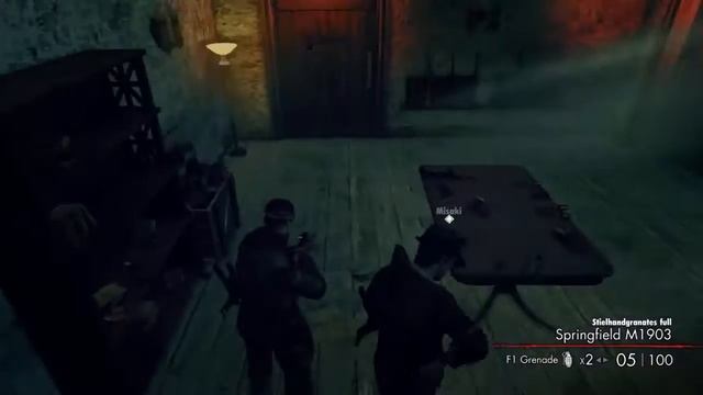 [Sniper Elite Nazi Zombie Army]-Co-op Ft.Misaki Part.1 смотреть онлайн