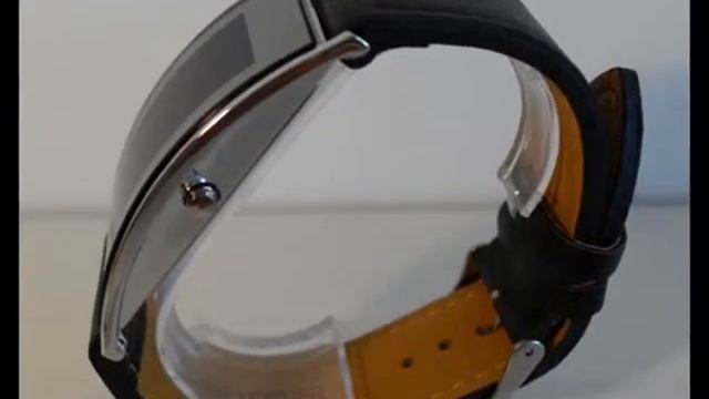 Led Blue Retro Style Black Leather Fashion Watch смотреть онлайн