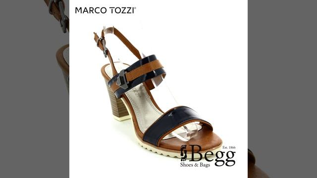 Marco Tozzi Padumi 28704-890 Navy-tan combi high-heeled смотреть онлайн