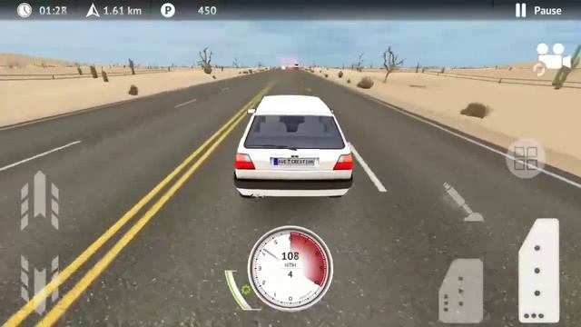 Drive your car through highway traffic like a real racer!Game for speed lovers. смотреть онлайн