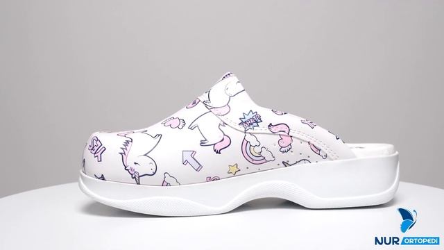 Unicorn Desenli Klasik Model Bayan Ortopedik Sabo Terlik Doctor,Nurse,Hospital Slippers Shoes