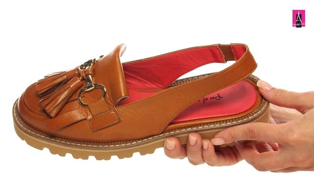 3519787 Видеообзор I Женские лоферы с открытой пяткой (сли смотреть онлайн