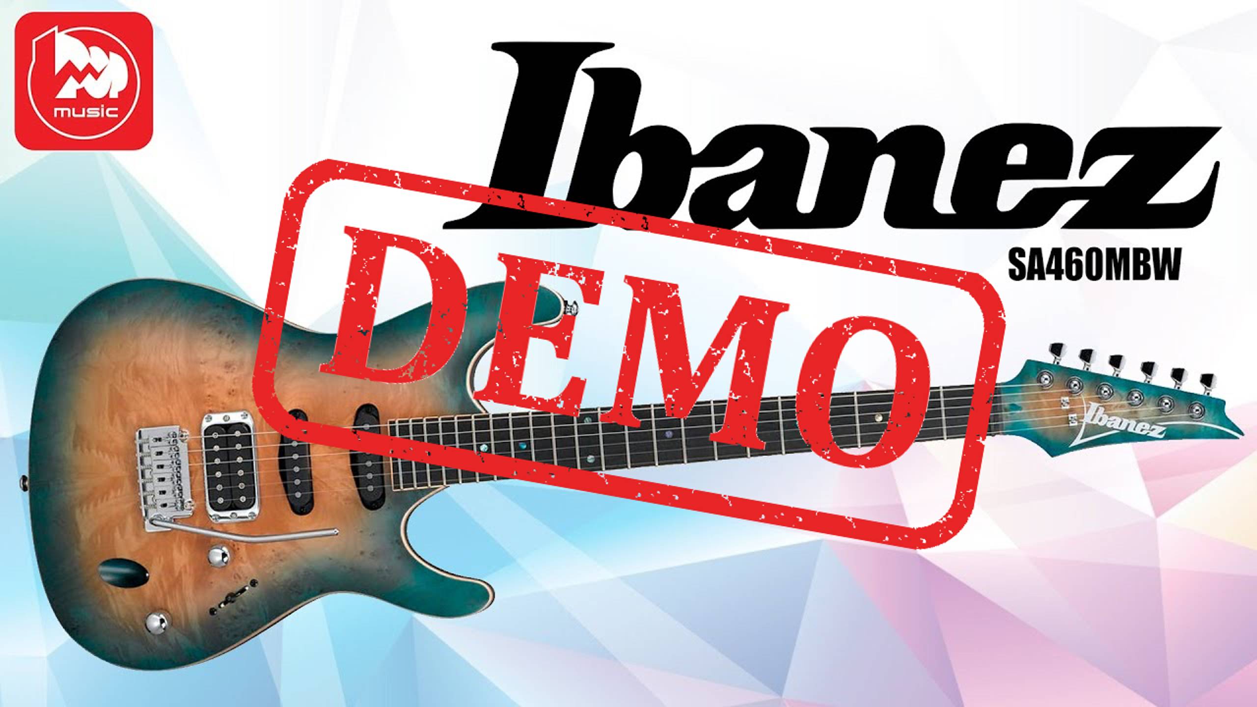 Электрогитара IBANEZ SA460MBW-SUB (Sunset Blue Burst) - демонстрация звучания смотреть онлайн