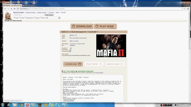 How To Download Mafia II Full PC Game.
