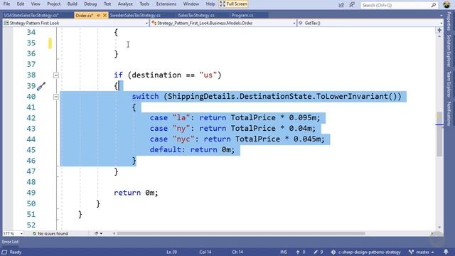 01. Behavioral
02. C# Design Patterns Strategy
02. Strategy Pattern
02. Strategy Pattern First look смотреть онлайн