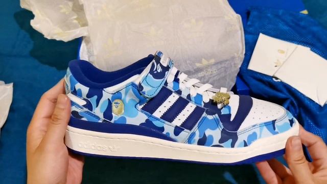 adidas forum x bape unboxing смотреть онлайн