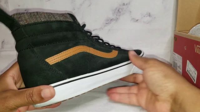 Vans Sk8-Hi MTE 'Black / Tweed' Classic Style Review & On Feet смотреть онлайн