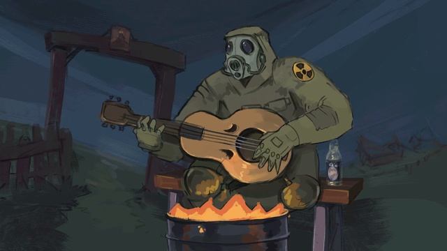 S.T.A.L.K.E.R. Campfire Guitar Songs | Animated Stalker relaxing in the Zone смотреть онлайн