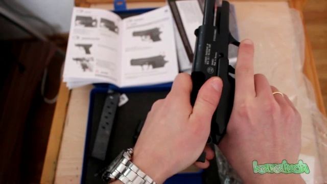 Pistolet palny gazowy Colt Double Eagle Combat Commander. Unboxing смотреть онлайн