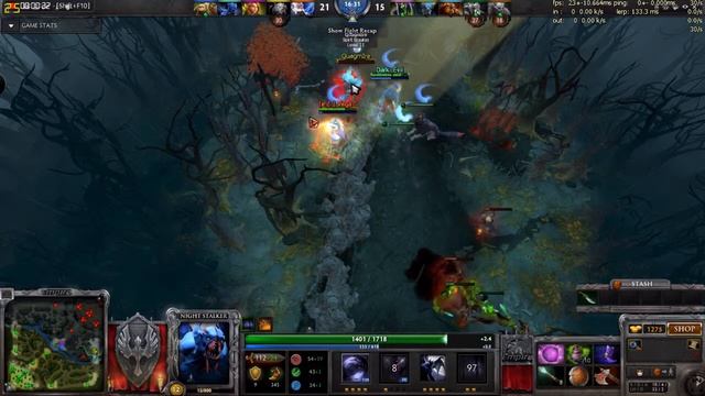 Dota 2 Night Stalker Rampage смотреть онлайн
