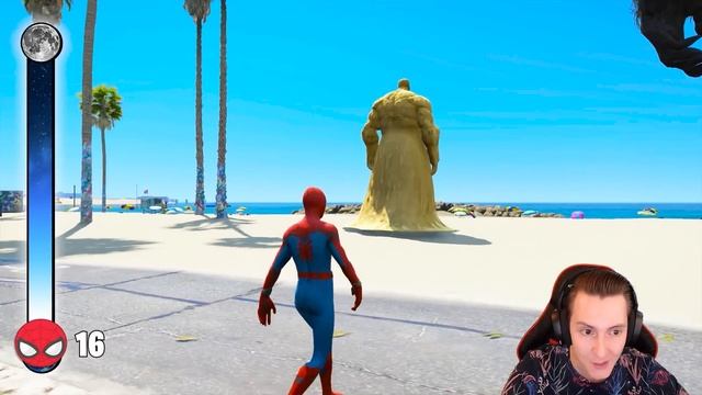 ПРОКАЧАЛ НУБ ЧЕЛОВЕКА ПАУКА ДО БОГА ЧЕЛОВЕКА ПАУКА в ГТА 5 ОНЛАЙН (GTA 5 ONLINE) смотреть онлайн