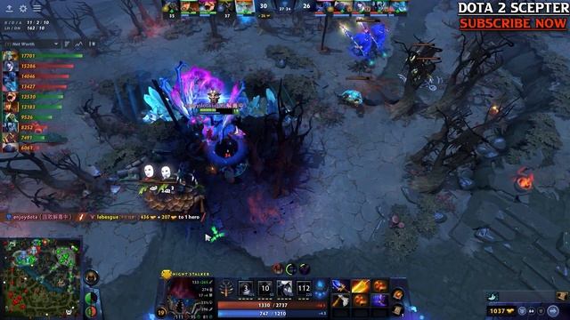 BRUTAL NIGHT BUFF Offlane Night Stalker Aghs Scepter + OC Build Unlimited AoE Void Ability DotA 2 смотреть онлайн