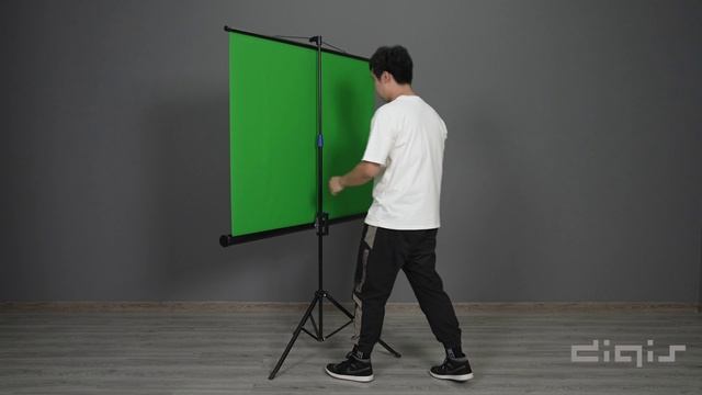 Зеленый фон 180×200 (хромакей) на штативе смотреть онлайн