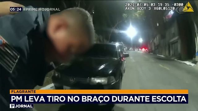 PM leva tiro no braço durante abordagem em SP смотреть онлайн