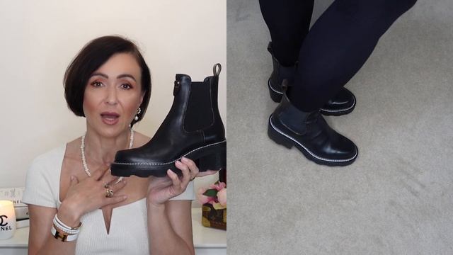 DETAIL REVIEW & COMPARISON-CHANEL LACE UP BOOTS & LOUIS VUITTON BEAUBOURG ANKLE BOOTS | zuzkainstyl смотреть онлайн