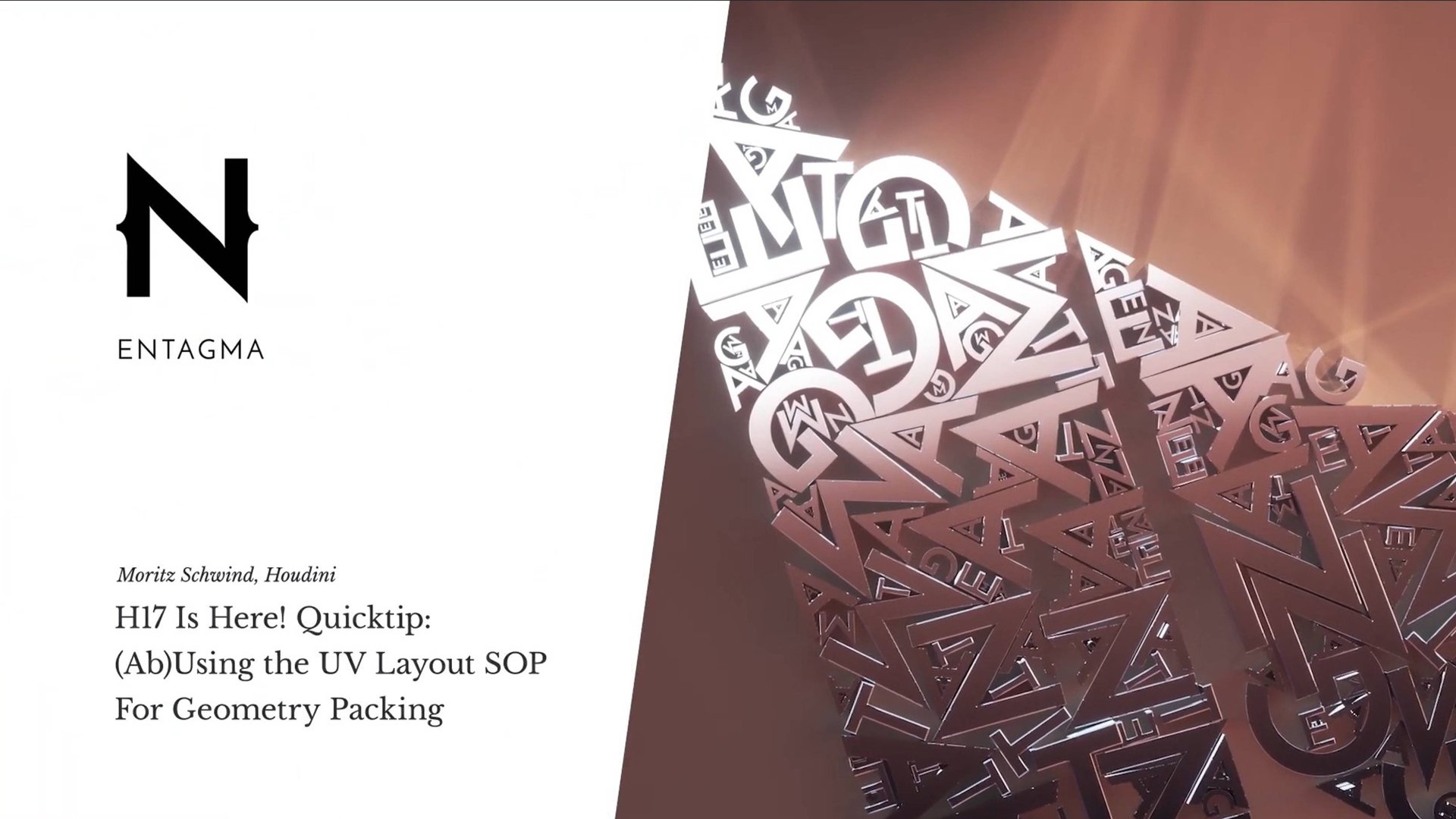 Houdini Quicktips - (Ab)Using The UV Layout SOP For Geometry Packing смотреть онлайн