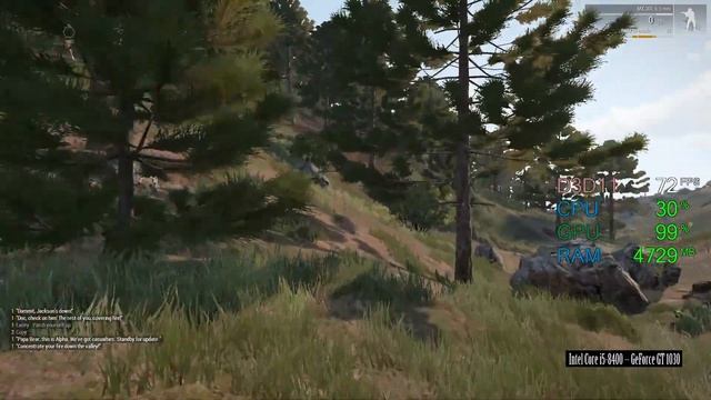 GeForce GT 1030 -- Intel Core i5-8400 -- Arma 3 FPS Test смотреть онлайн