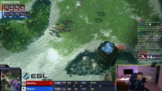 Reynor VS MaxPax | ESL Open Cup #219 Europe смотреть онлайн